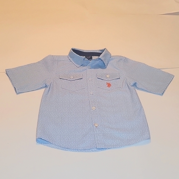 U.S. POLO ASSN Boy's Dress Shirt., Sz 5 - Picture 1 of 5